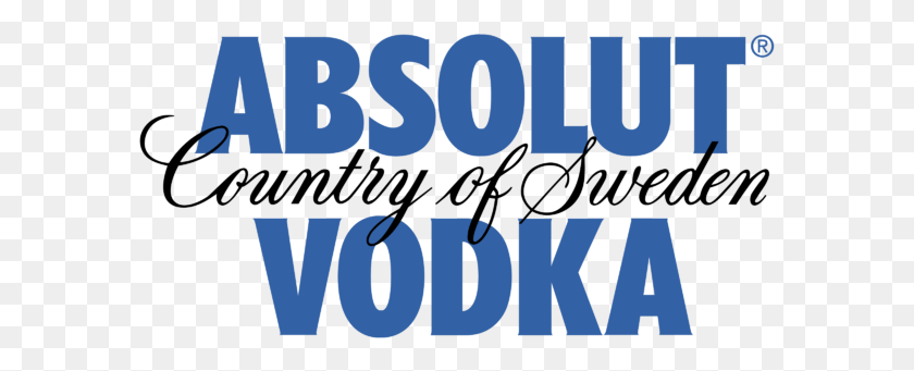 585x281 Absolut Vodka Logo Absolut Vodka, Text, Word, Alphabet HD PNG Download