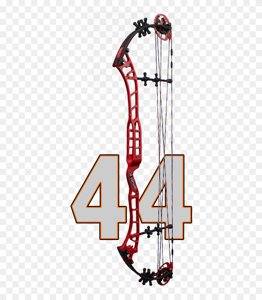 400x900 Absolute 44 Compound Bow Ok Archery Absolute, Construction Crane, Number, Symbol HD PNG Download