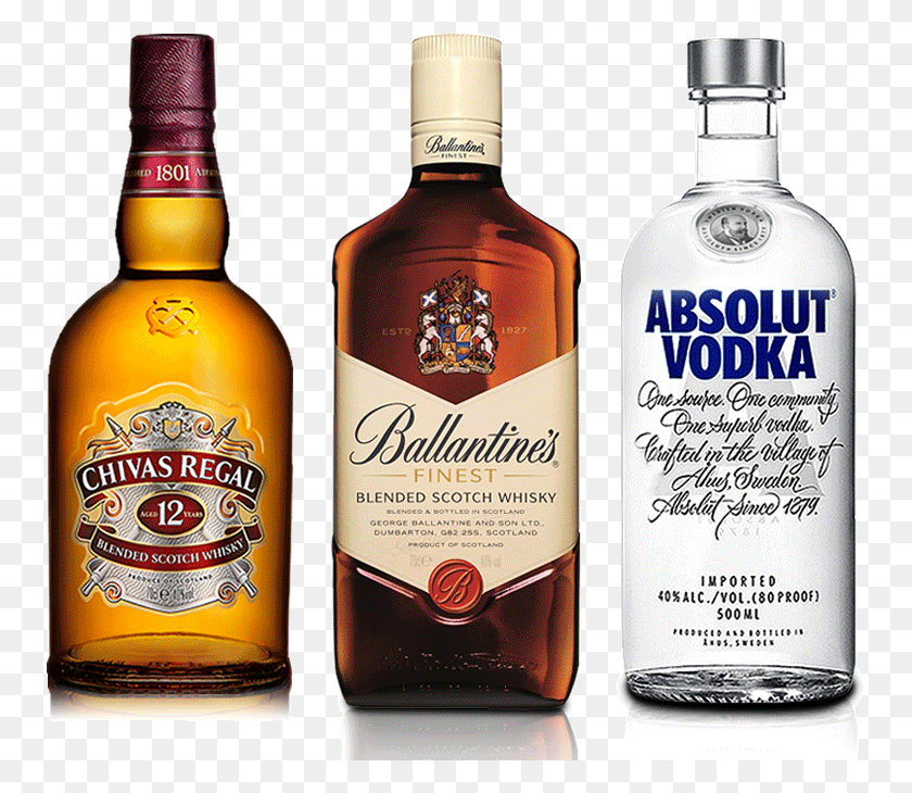 755x670 Vodka Absolute 500Ml Chivas Regal 12 Años 500Ml Chivas Regal 12, Licor, Alcohol, Bebida Hd Png
