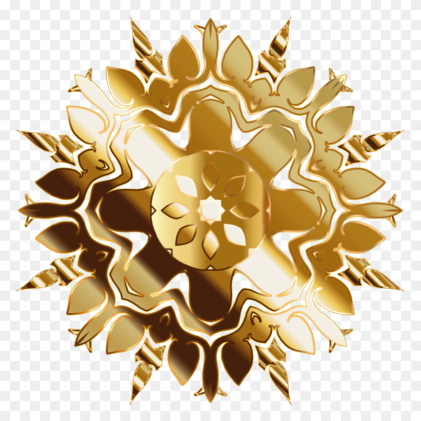 2296x2296 Abstract Design Clip Art, Gold, Pattern, Chandelier HD PNG Download