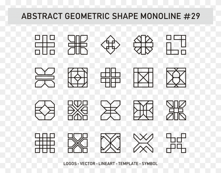 5001x3840 Абстрактная Геометрическая Форма Монолинии Векторной Графики, Текст, Алфавит, Символ Hd Png Скачать