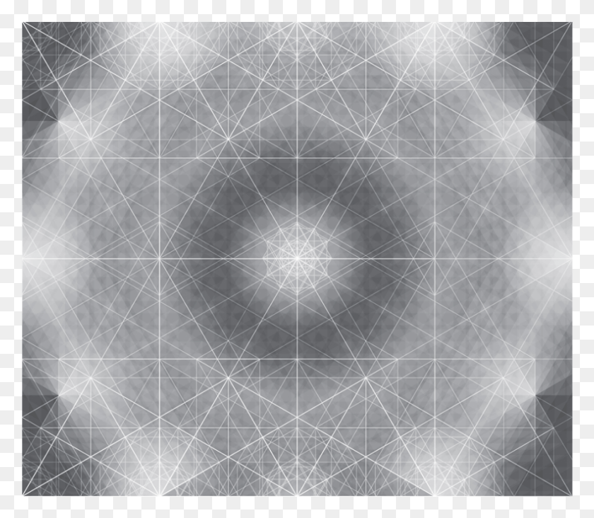 791x682 Abstract Geometric Vector Pattern Monochrome, Ornament, Fractal, Texture Descargar Hd Png