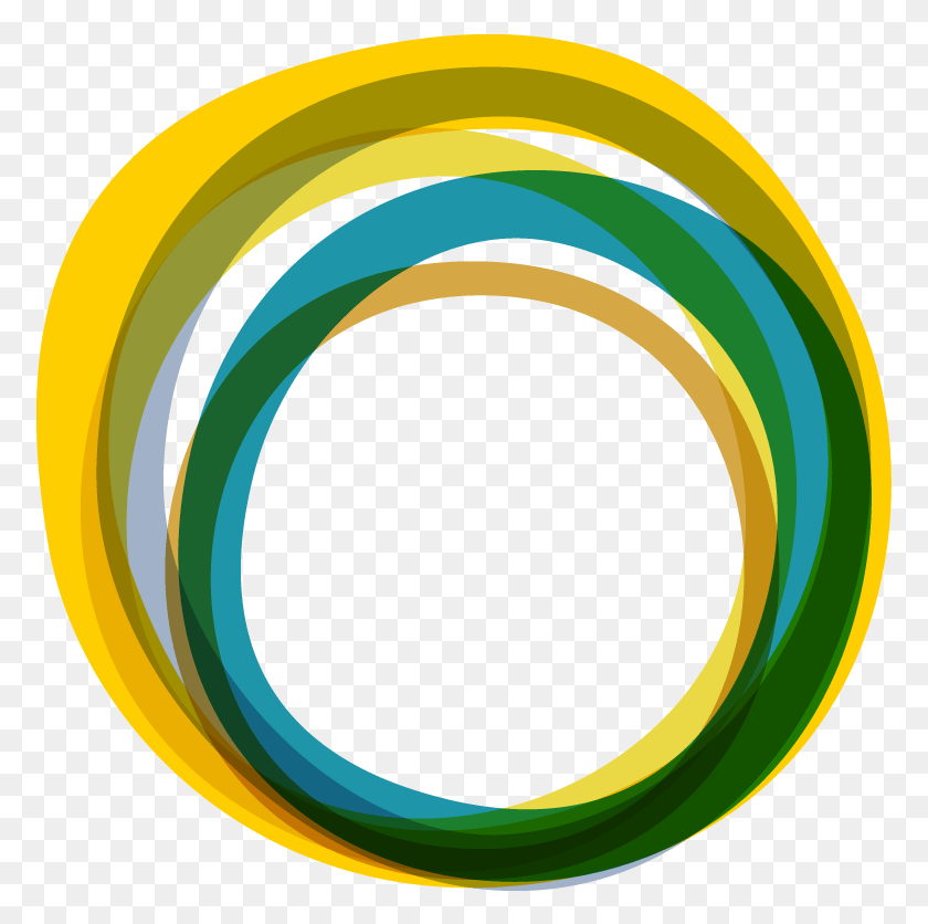775x776 Abstract Illustration Of Overlapping Circles Circle, Graphics, Photography HD PNG Download