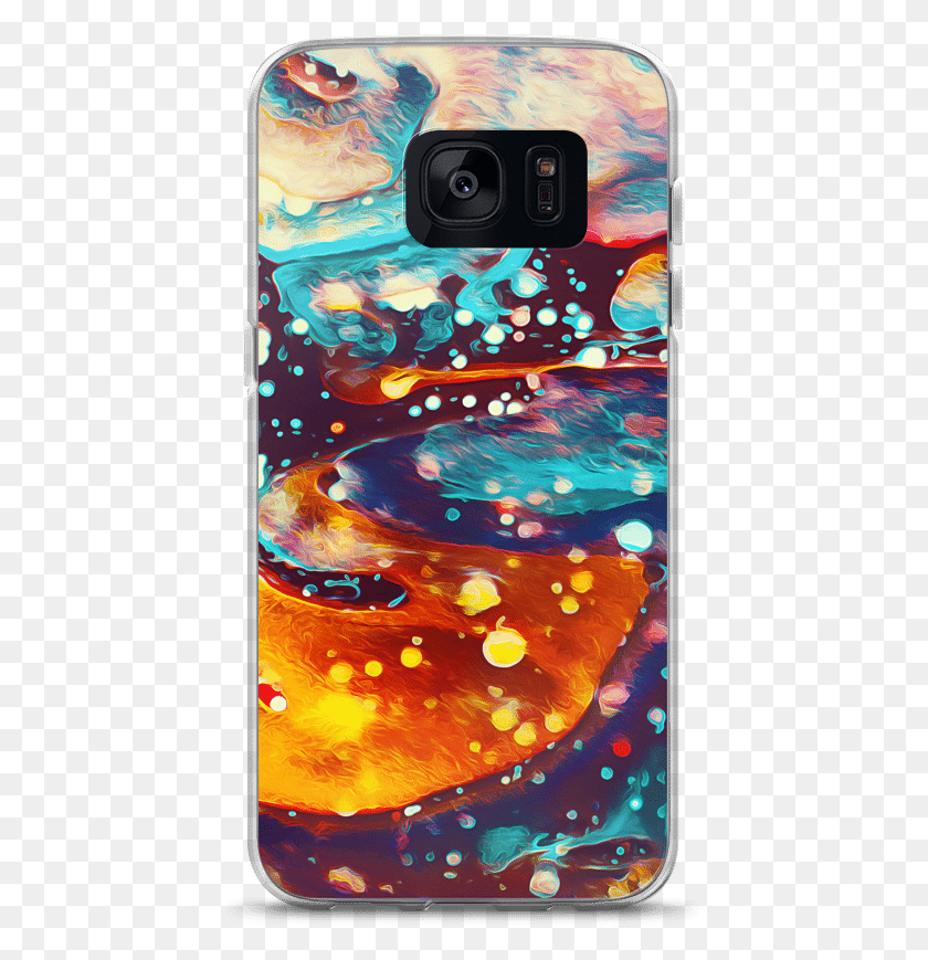 433x809 Abstract Painting Samsung Case Polo Shirt, Phone, Electronics, Mobile Phone HD PNG Download