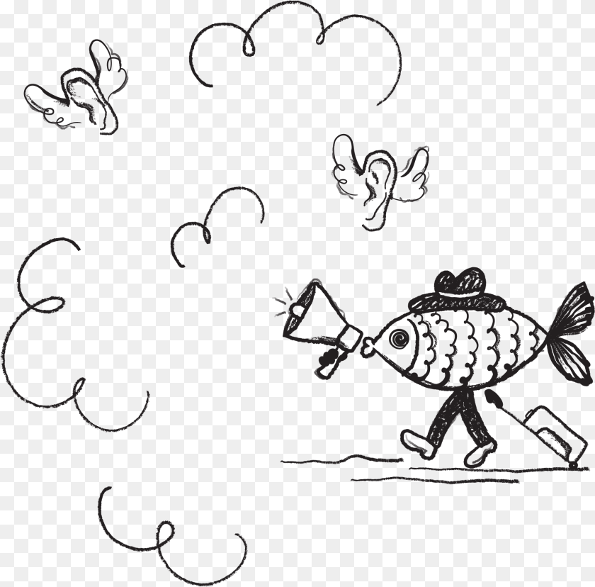 Absurd Illustrations, Silhouette, Blackboard, Art Sticker PNG