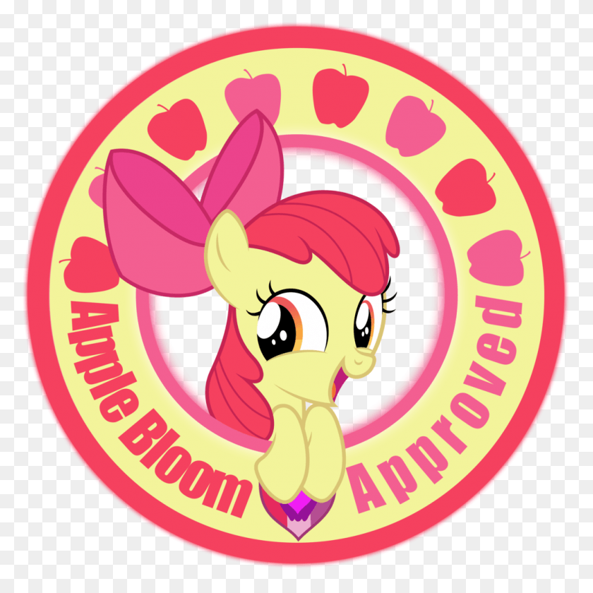 1024x1024 Absurd Res Adorabloom Apple Bloom Approved Circle Taekwondo Jidokwan, Label, Text, Sticker HD PNG Download