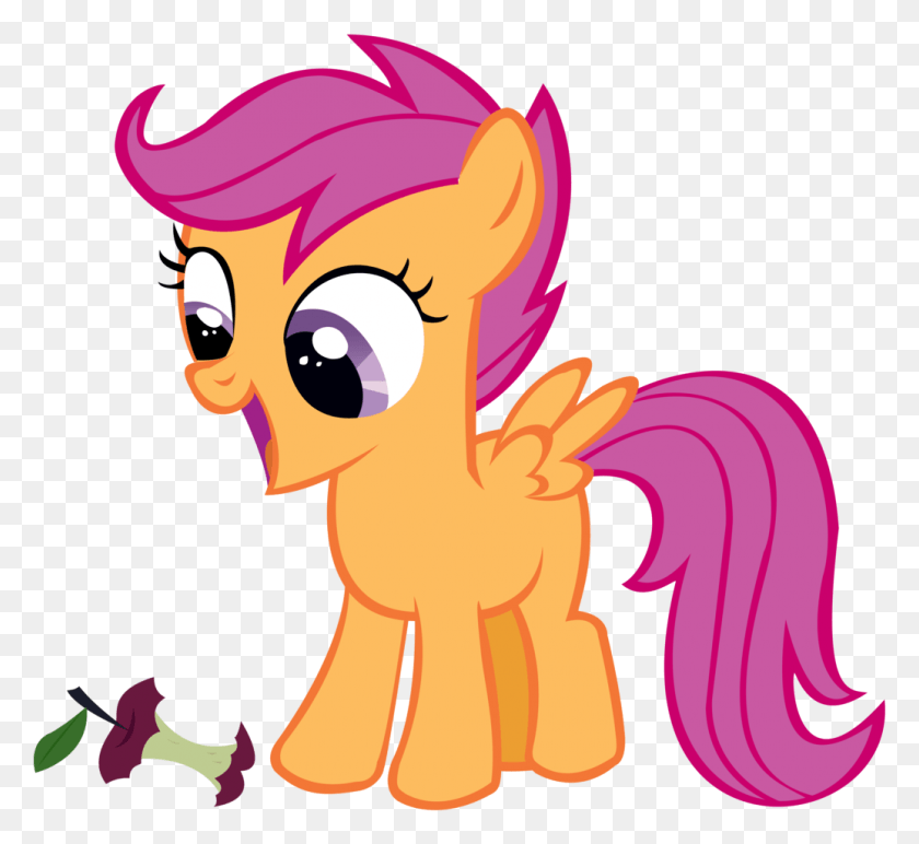 1035x945 Absurd Res Artist Speedingturtle Filly S Excited Scootaloo, Graphics, Dragon HD PNG Download