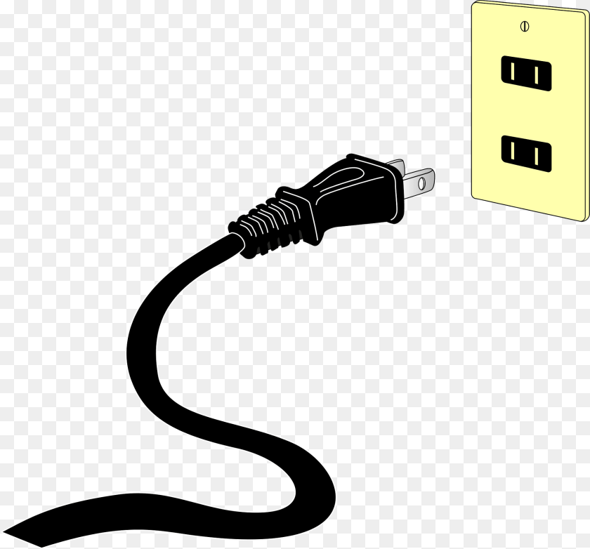 1920x1788 Ac Power Plugs And Wall Outlet Clipart, Adapter, Electronics, Plug, Smoke Pipe PNG