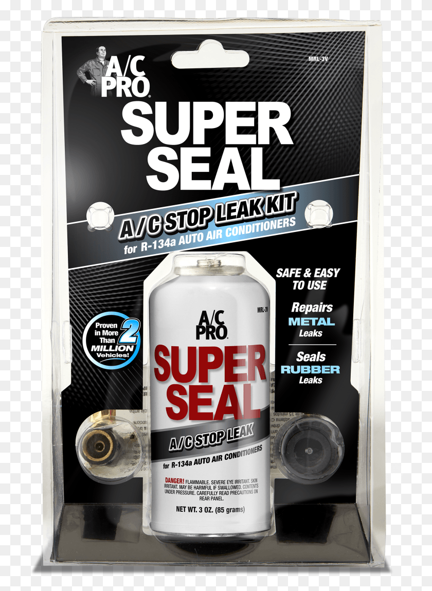 1706x2382 Descargar Png Ac Pro Super Seal Ac Stop Fugas Tratamiento Kit 3 Ac Pro Super Seal, Publicidad, Cartel, Folleto Hd Png