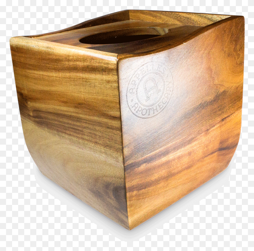 848x841 Acacia Wood Tissue Box Plywood, Book, Jar, Pottery HD PNG Download
