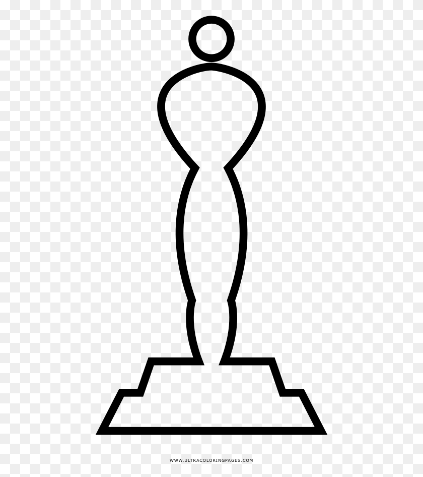 463x886 Academy Award Coloring Page, Gray, World Of Warcraft HD PNG Download