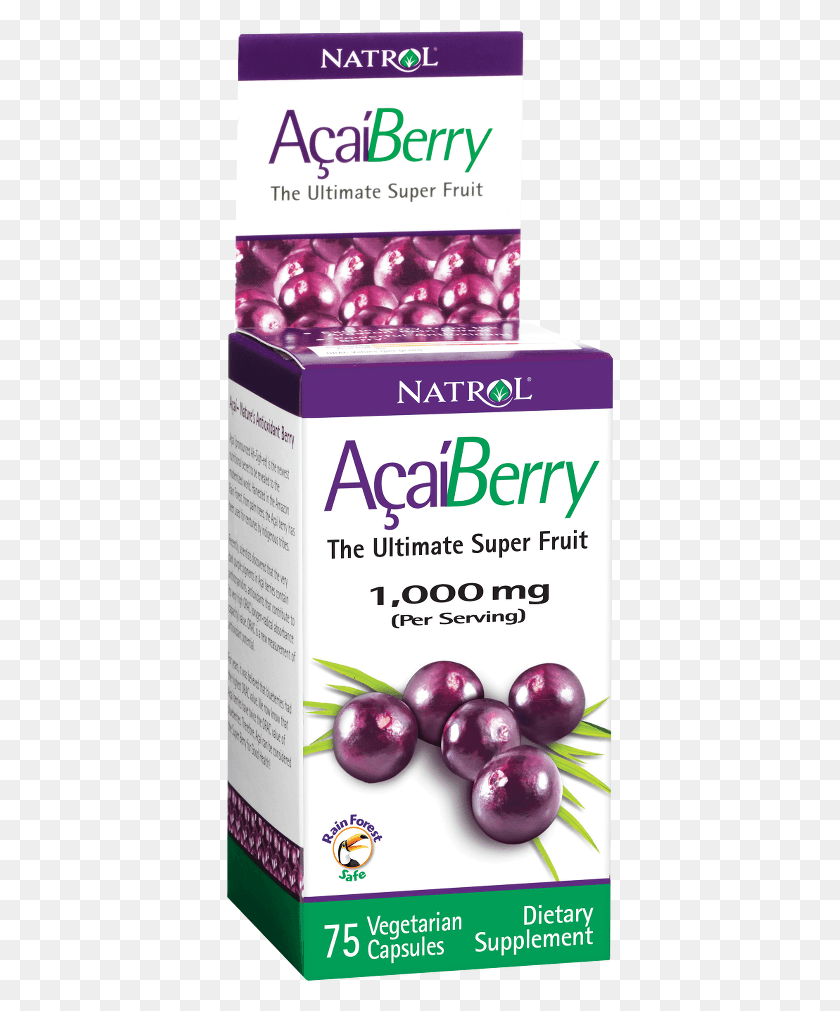 387x951 Acai Berry Tablets, Plant, Food, Fruit HD PNG Download