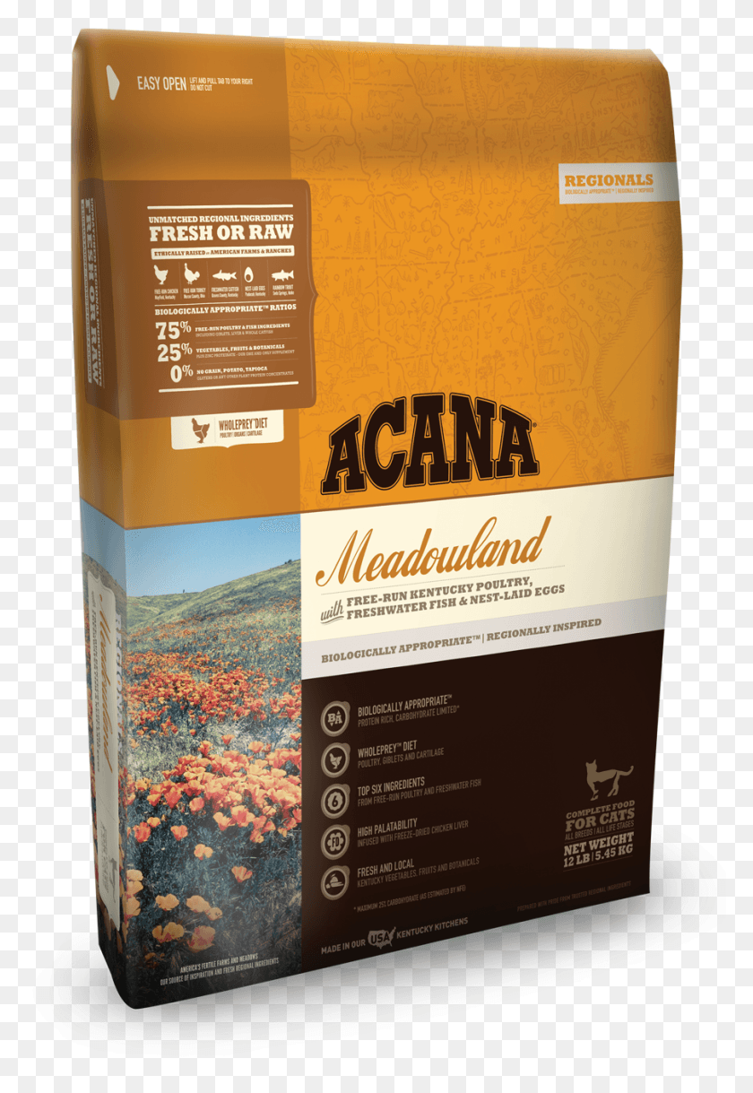 901x1339 Acana Meadowland Cat Food, Book, Poster, Advertisement HD PNG Download
