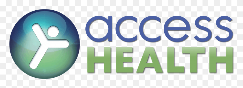3361x1068 Access Health Logo Circle, Word, Text, Alphabet HD PNG Download