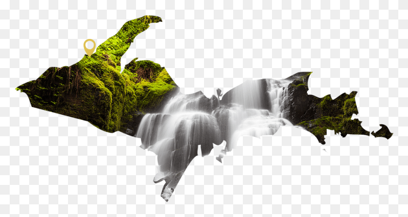 934x463 Accessed From The Same Parking Area Both Waterfalls Made In Michigan, River, Outdoors, Water Descargar Hd Png