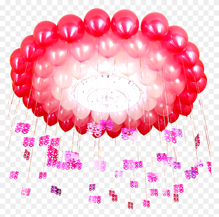 780x771 Accessories Latex Balloons Balloon, Chandelier, Lamp, Crowd HD PNG Download