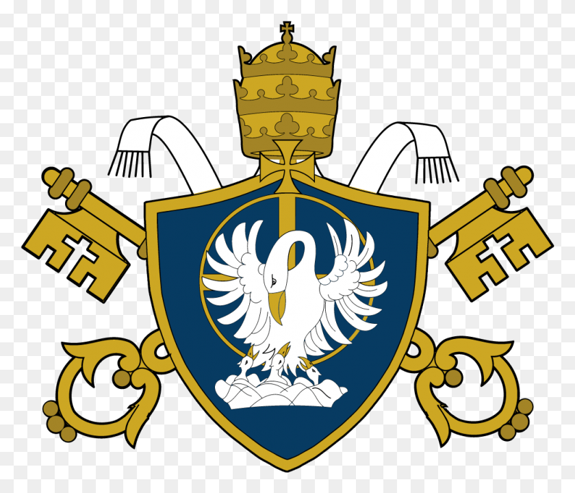 983x833 According To Legend In A Time Of Famine A Mother Pelican Coats Of Arms Of The Holy See, Armor, Shield HD PNG Download