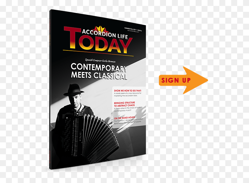 564x557 Accordion Life Today Is A Digital Magazine For People Flyer, Person, Human, Poster HD PNG Download