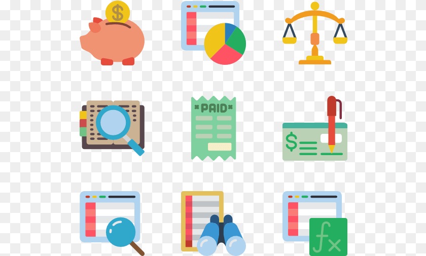 529x505 Accounting Bank Account Icon, Text Sticker PNG
