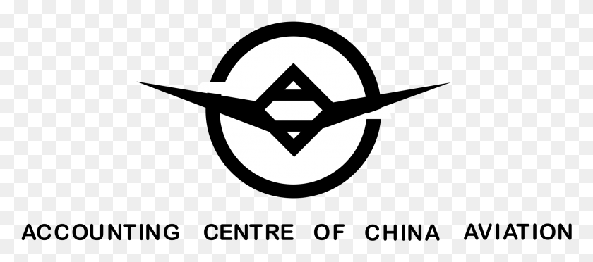 2191x877 Descargar Png Centro De Contabilidad De Aviación De China, Centro De Contabilidad De China, Aviación, Símbolo, Stencil, Logotipo Hd Png
