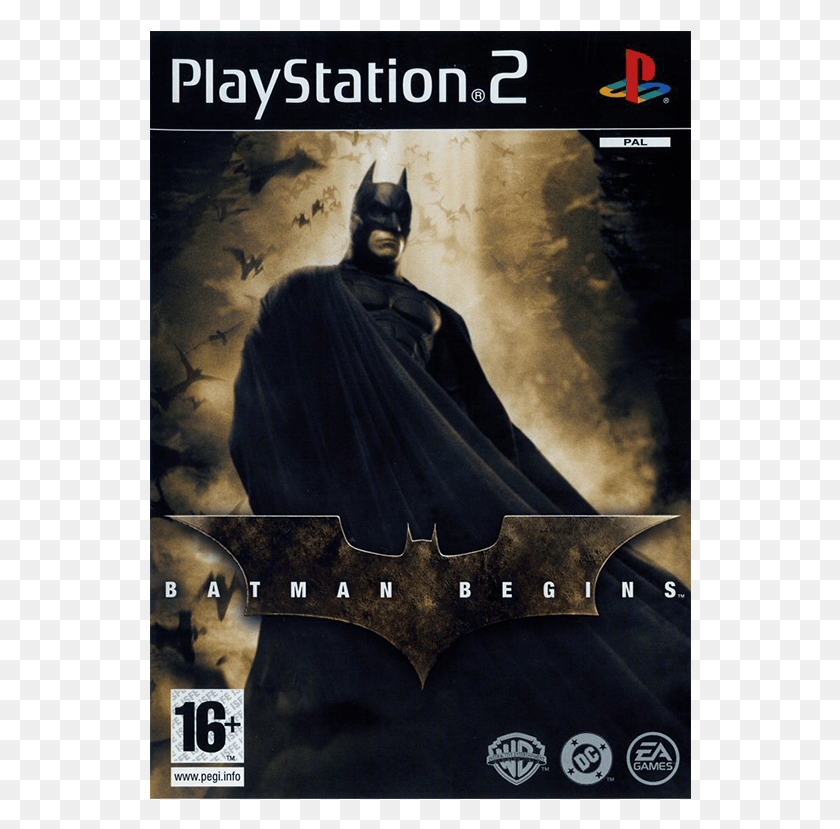 542x769 Descargar Png Accueil Sony Playstation 2 Batman Batman Begins 2005 Video De Juego Ps2 Video De Juego, Persona, Humano, Ropa Hd Png