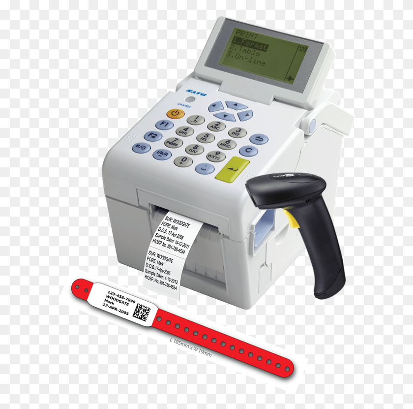 606x771 Отображается Точная Печать, Исключающая Риски, Связанные С Sato, Machine, Wink Faucet, Printer Hd Png Скачать