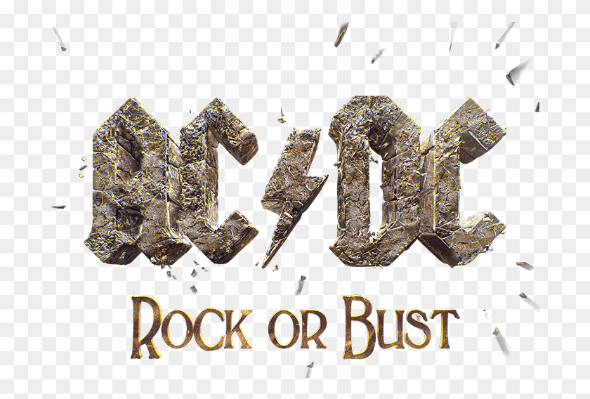 696x508 Acdc Rock Or Bust Utorrent Acdc Logo Rock Or Bust, Alphabet, Text, Cross HD PNG Download