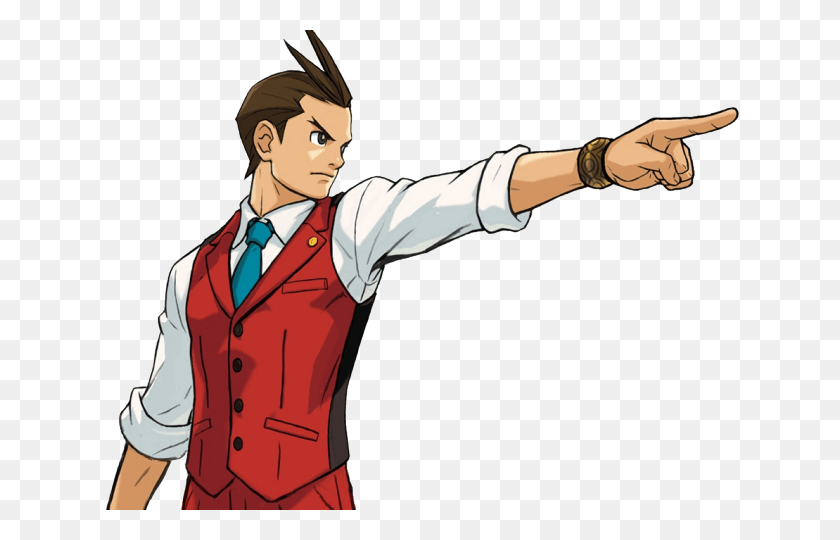 640x480 Ace Attorney Clipart Objection Ace Attorney Apollo Justice Sprites, Person, Human, Clothing HD PNG Download