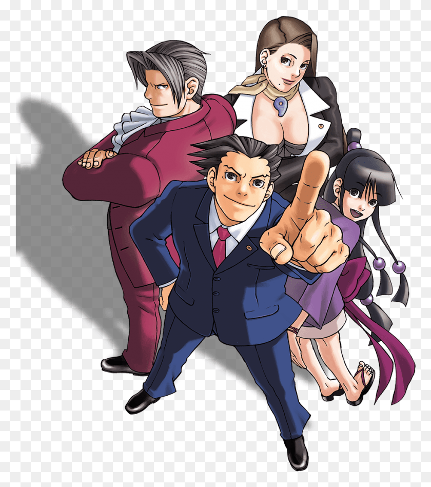 911x1039 Ace Attorneyphoenix Wright, Person, Human, Comics HD PNG Download