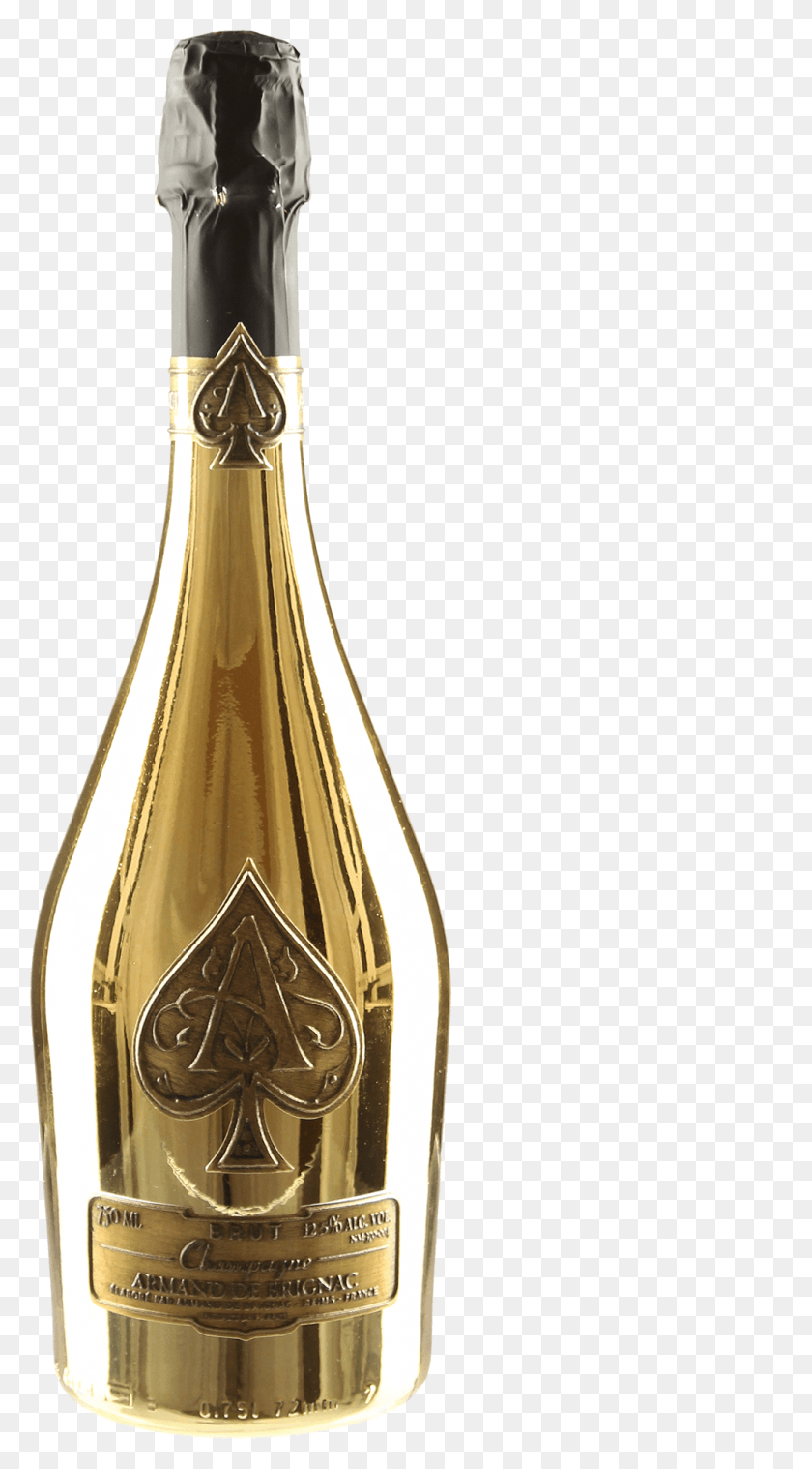 1027x1921 Ace Of Spade Botella De Oro Ace Of Spades, Alcohol, Bebidas, Bebida Hd Png