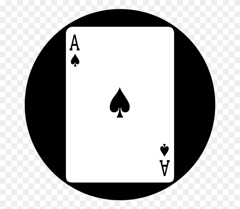 669x669 Ace Of Spades Jack Card, Text, Stencil HD PNG Download