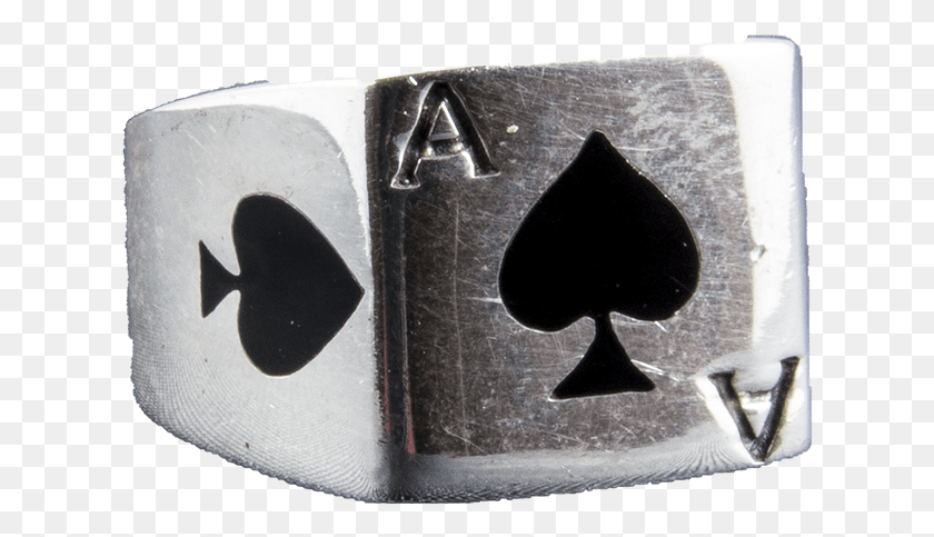 622x423 Ace Of Spades Playing Card Ring Silver, Mouse, Hardware, Computer HD PNG Download