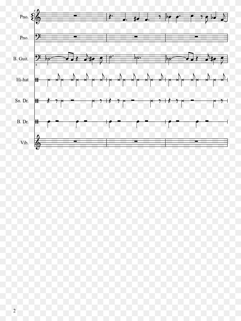 749x1057 Ace Of Spades Sheet Music 2 Of 15 Pages Sheet Music, Gray, World Of Warcraft HD PNG Download