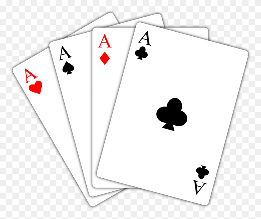 2494x2065 Игральные Карты Туз Игральные Карты 4 Туза, Игра, Азартные Игры Hd Png Скачать