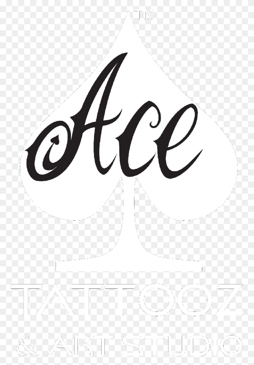 2943x4326 Логотип Ace Tattooz, Текст, Каллиграфия, Почерк Hd Png Скачать