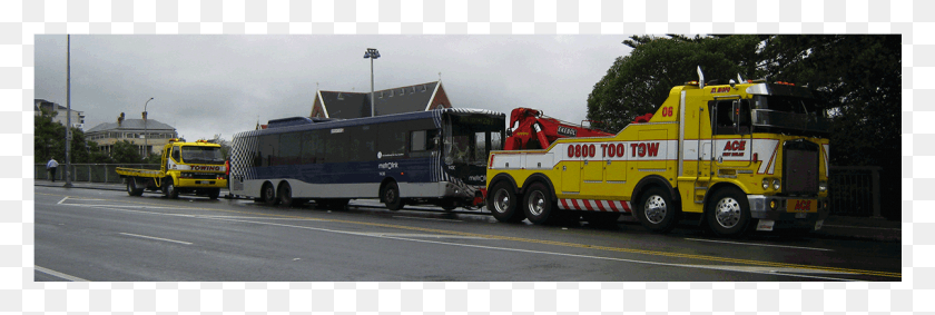 1201x344 Ace Towing Nz Commercial Vehicle, Truck, Transportation, Person HD PNG Download