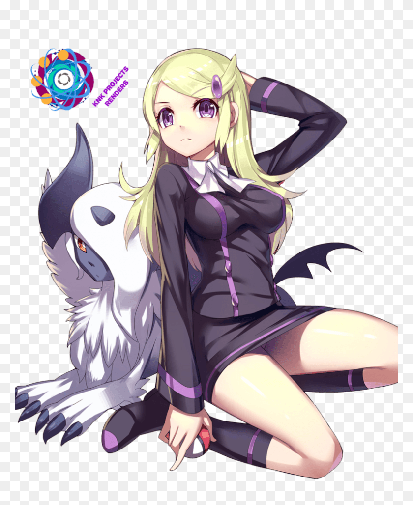 802x996 Ace Trainer Alain W Mega Absol From Pokemon Pokemon Mega Absol Trainer, Manga, Comics, Book HD PNG Download
