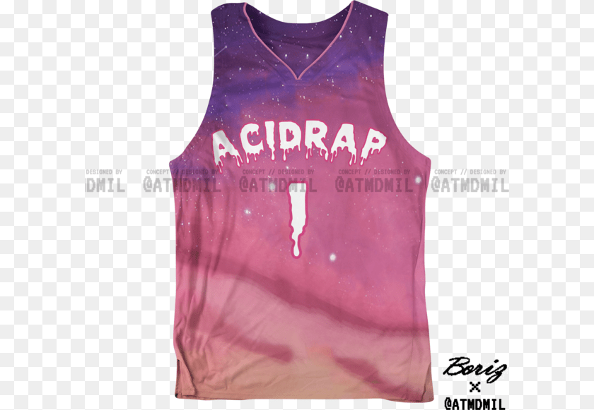 600x581 Acid Rap Basketball Jersey Vest, Clothing, Tank Top, Lifejacket Transparent PNG