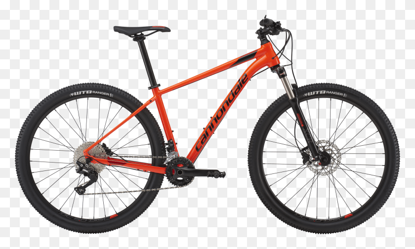 2400x1368 Acid Red Wjet Black And Fire Red Cannondale Trail 5 2019, Велосипед, Транспортное Средство, Транспорт Hd Png Скачать