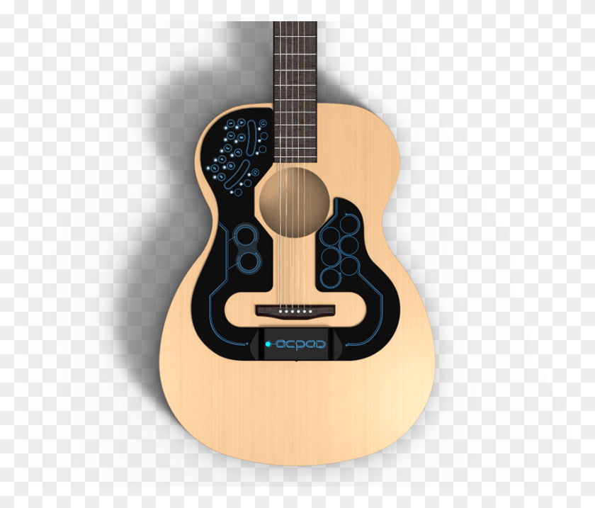 850x716 Acpad Also Has Two Sliders To Modulate The Intensity Acoustic Guitar Acpad Aliexpress, Leisure Activities, Musical Instrument, Bass Guitar HD PNG Download