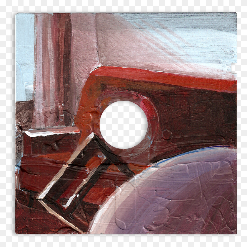 1084x1081 Acrylic And Collage On Floppy Disks Still Life, Rust, Hole HD PNG Download