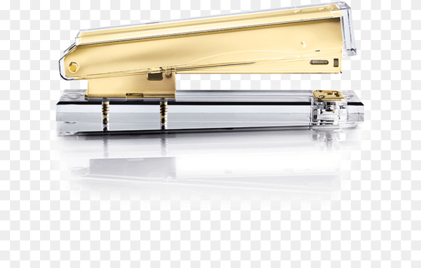 1001x638 Acrylic Gold Stapler Gold Office Accessories, Musical Instrument, Harmonica Transparent PNG