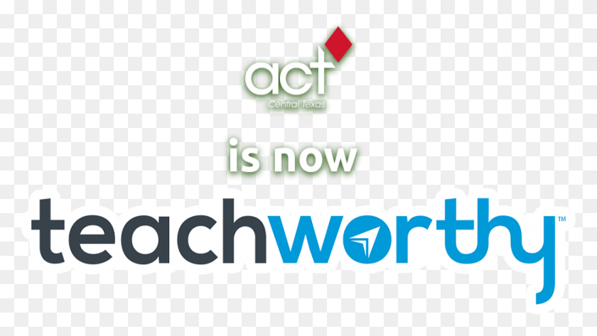 881x467 Act Central Is Now Teachworthy Sign, Text, Logo, Symbol HD PNG Download