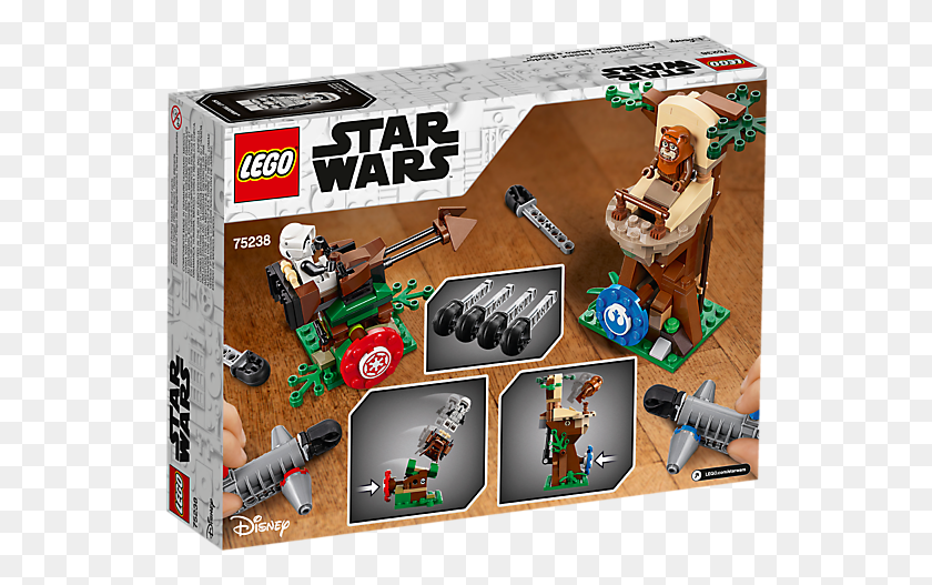 544x467 Descargar Png / Acción De Batalla Endor Assault Lego Star Wars Acción De Batalla Png