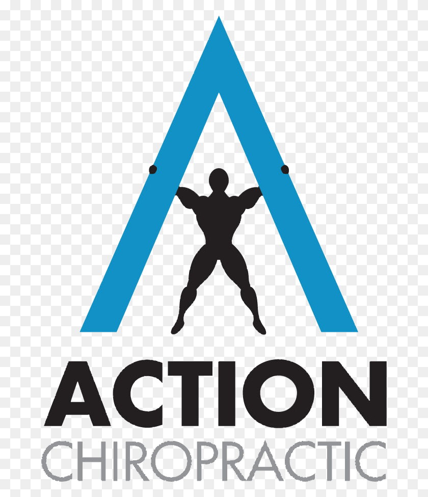 679x915 Action Chiropractic And Sports Injury Center39s Logo Traffic Sign, Triangle, Person, Human HD PNG Download