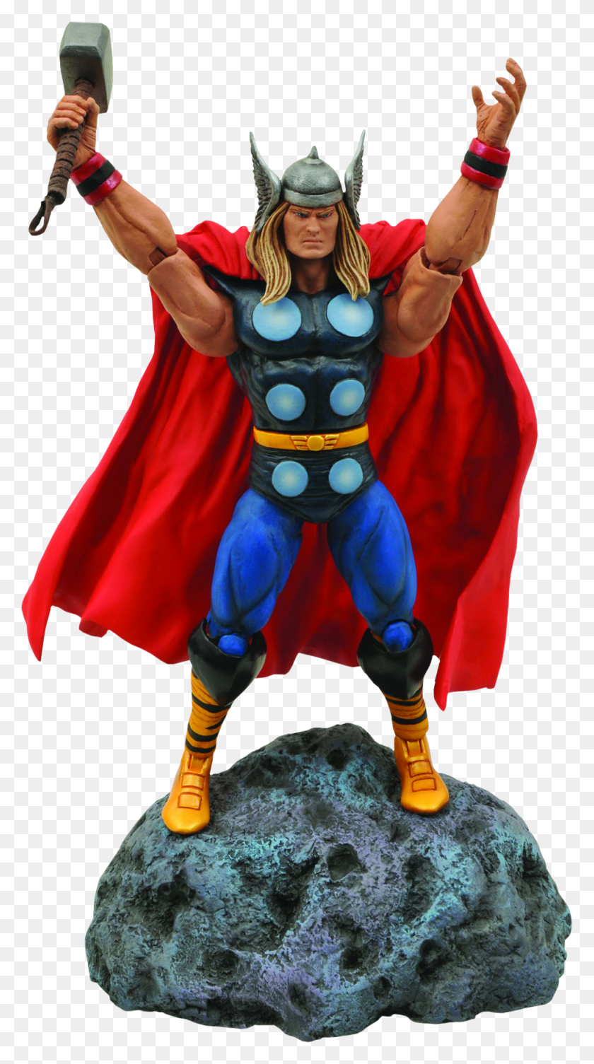 979x1814 Action Figure Classic Transparent Thor Action Figure Marvel Select Classic Thor, Costume, Person, Human HD PNG Download