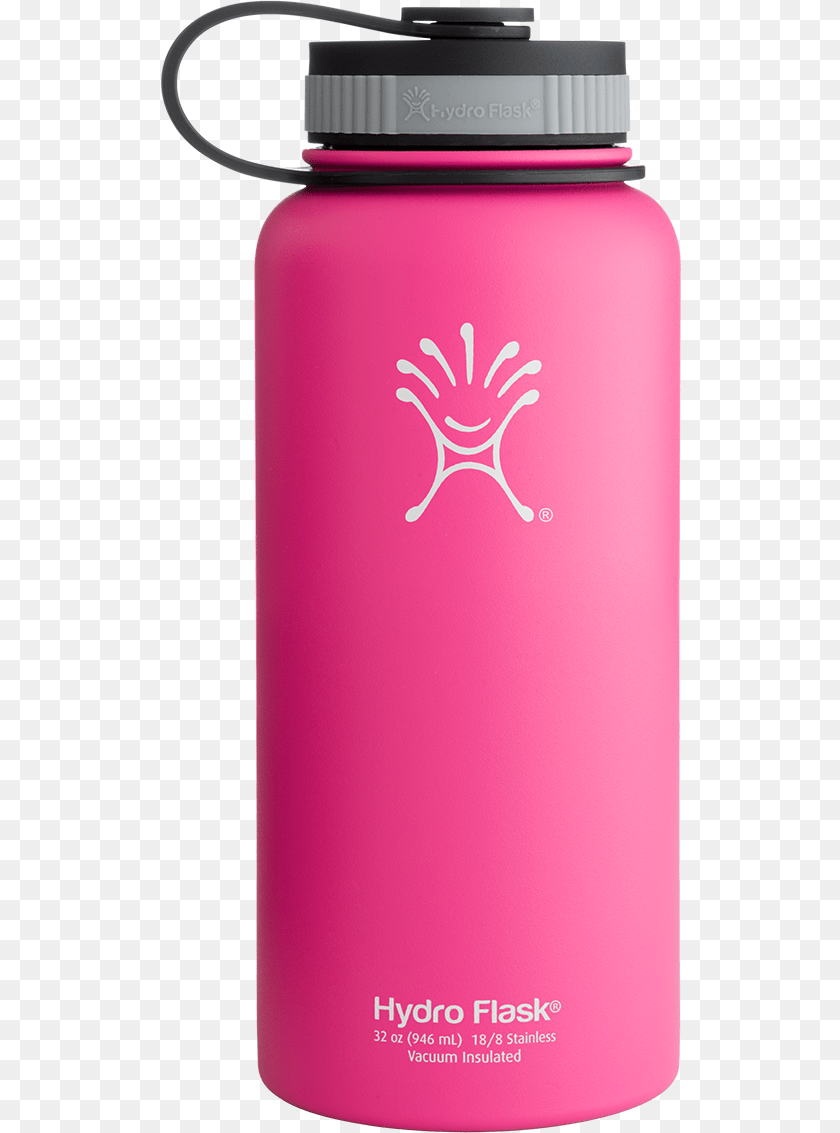 521x1133 Active Water Bottle Hydro Flask Hydro Flask Orange Water Bottle, Water Bottle, Shaker Clipart PNG