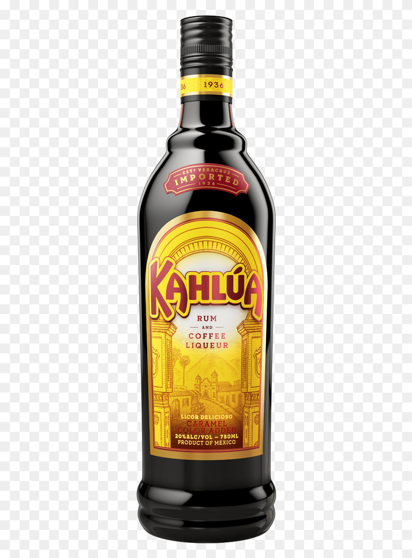 286x1077 La Botella Real Puede Variar Kahlua Licor De Café, Cerveza, Alcohol, Bebida Hd Png