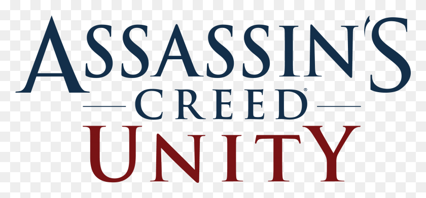 2398x1019 Acu Logo Typo Rgb 1411143557 Acu Logo Crest Black Assassin39s Creed Unity Title, Text, Alphabet, Word HD PNG Download