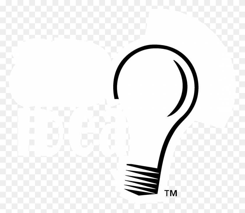 2223x1919 Ad Ideas 01 Logo Черно-Белый, Свет, Лампочка, Одежда Hd Png Скачать